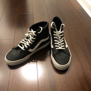 Worn once - van high tops